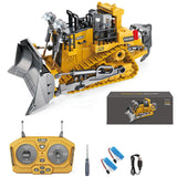 BLQCSLH Excavator Set，rc Dump Truck Command The Site Conquer The Dir，2.4Ghz Remote Control Construction Vehicle Set Children's Toys，Alloy Material Simulate True Scale (Bulldozer)