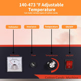 1000W 110V Commercial Electric Cotton Candy Machine with Sugar Scoop, 3000R/M Cotton Candy Maker Machine with Stainless Steel Large Sugar Bowl, Candy Machine for Kids Christmas Party Home