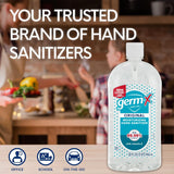 Germ-X Original Hand Sanitizer, Non-Drying Moisturizing Gel with Vitamin E, Instant and No Rinse Formula, Large Family-Size Flip Top Bottle, 32 Fl Oz (Pack of 4) Germ-X