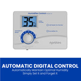 800 Whole-House Steam Humidifier, Automatic Steam Humidifier, Large Capacity Whole-House Humidifier for Homes up to 10,300 Sq. Ft., White Aprilaire