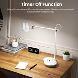 Newkana LED Desk Lamp for Home Office, Eye-Caring Bright Desk Light for Crafting, Architectural Work & Kids Studying, Multi-Angle Adjustable, Dimmable Full Spectrum with Touch & Gesture Control Newkana