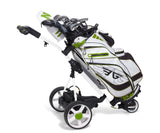 Super E Caddy Fully Loaded Weekender Non Remote Control Electric Golf Cart | White Super E Caddy