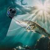 KaisoTech Underwater Fishing Camera Cable Length 30M Fish Finder 5.0 Inch IPS Display Underwater 220° Fishing Camera HD Night Vision