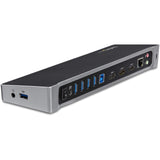 StarTech.com Triple Monitor USB 3.0 Docking Station, 2x 4K DisplayPort & HDMI, USB Type A Universal Laptop