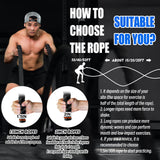 Perantlb 100% Poly Dacron Heavy Battle Rope - 1.5", 30' 40' 50' Lengths - Upgraded Durable Protective Sleeve - Gym Muscle Toning Metabolic Workout Fitness - Anchor Strap Kit Included (1.5" x 50 ft)