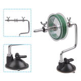FUSIGO Fishing Line Spooler Winder, Adjustable Fishing Reel Spooler with Clamp Spooling Station for Spinning Casting Reels Winding System Device with Clamp