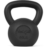 Yes4All 50 lb Kettlebell Cast Iron for Dumbbell Weights Exercises, Gym, Fitness, Full Body Workout Equipment Push up, Grip and Strength Training