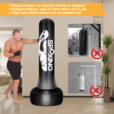Freestanding Punching Bags for Adults Teens - 70" Heavy Bag with Stand Men Standing Boxing Inflatable Kickboxing Training MMA Muay Thai Fitness Vobab