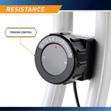 Marcy Foldable Exercise Bike with Adjustable Resistance for Cardio Workout and Strength Training NS-652 MARCY