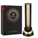 BLUBYEES Electric Wine Bottle Opener with Charging Base and Built-In Foil Cutter, Rechargeable Touch-Activated Automatic Corkscrew, Luxury Gift for Men and Women Wine Lovers