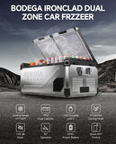 BODEGACOOLER 12 Volt Car Refrigerator, 79 Quart(75L) Portable Freezer Car Fridge Dual Zone With APP Control