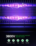 Buzbug LED Bug Zapper Indoor Outdoor, Rechargeable 5200mAh, Dual Band Attraction, 50000H Long-Life LED Bulbs, Portable Mosquito Zapper, Fly Trap Mosquito Trap, Fly Killer Fly Zapper – MA015C