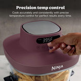 Ninja Crispi Pro 6-in-1 Glass Air Fryer | 450°F, Nontoxic, 6qt & 2.5qt Containers & Lids | Microwave, Freezer, Dishwasher Safe | Max Crisp, Air Fry, Bake, Roast, Recrisp, Dehydrate | Cherry, AS101RD1