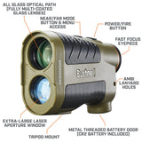 Bushnell Broadhead Hunting Laser Rangefinder 6x24mm Archery Range Finder for Bow Hunting with Angle Range Compensation