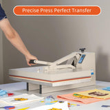 16x32 Large Format Manual Heat Press Machine for T-Shirt, HTV