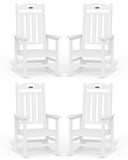 Outdoor Rocking Chairs Set of 2,Oversized Rocking Chair,All Weather