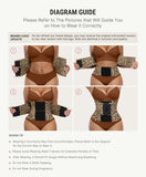FeelinGirl Workout Waist Trainer Corset Body Shaping Corset Perspiring Vest Workout Body Shaper for Women Leopard XS