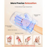 BOB AND BRAD Hand Massager with Heat and Compression, Individual Fingers, FSA-HSA Eligible, Cordless Portable HandSpa Pro Hand Massager for Arthritis and Carpal Tunnel, Pain Relief, 5 Intensities