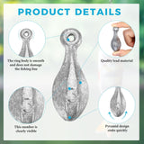 60 Pcs Fishing Weights Saltwater Kit 3oz 2oz 1oz Bank Sinker Saltwater Fishing Gear Fishing Weights Ceenna