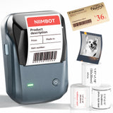 NIIMBOT B1 Pro 300 DPI Label Maker with Red & Black Printing, Blue