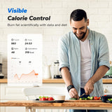 MERACH Balance Board for Adults, Rocking Stepper with Resistance Bands, Portable Wobble Board Featuring LCD Monitor, 300 lbs Capacity Ski Balance Trainer