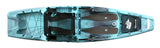 Perception - Outlaw 11.5 Fishing Kayak - Sit on Top - Fold Away Lawn Chair Seat - 4 Rod Holders - Integrated Tackle Trays - 11.5 ft - Dapper