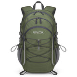 RealCool Hiking Backpack for Men Women,20L Lightweight Waterproof Travel Camping Backpack Hiking Daypack for Cycling Running,Army Green