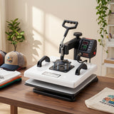 1200W Double Tube Fast and Even Heating, Digital Precise Control, Sublimation Press Machine for T-Shirts