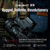 OSIGHT XR Enclosed Red Dot Sight, 2/6 & 32 MOA Multi-Reticle