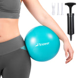 Trideer Pilates Ball 9 Inch with Pump, Exercise Balls Physical Therapy, Physical Therapy Equipment, Small Exercise Ball Between Knees, Small Pilates Ball for Yoga, Core, Office&Home Gym Trideer