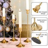 Sunnyfuture Candlestick Holders, 12PCS Taper Candle Holder for Candlesticks, Gold Candle Holders for Table Centerpiece, Wedding, Party