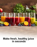 SIFENE Centrifugal Juicer Machine, 800W Peak Power Juice Extractor With 3 Inch Wide Mouth Feed Chute, Compact Fruit And Vegetable Maker For Whole Produce, 3 Speed Control, Stainless Steel