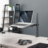Single Laptop Notebook Desk Mount Stand, Fully Adjustable Extension VIVO