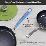 Nuwave Lux 13pc Forged Lightweight Nonstick Ceramic Cookware Set, PFAS-Free