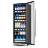 Yeego 24 Inch Beverage Refrigerator – 378 Cans Drink Fridge (Right-Hinged)