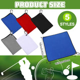 Batiyeer 50 Pcs Golf Towels Bulk for Bags 16'' x 16'' Microfiber Waffle Pattern Golf Towel (Multi Colors)