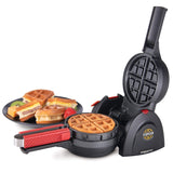 Stuffler Stuffed Waffle Maker, Belgian, Large, Black Presto