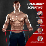 LEEKEY Resistance Bands,Rubber Exercise Bands - Workout Bands Set, 5-85LBS Resistance Bands for Working Out,for Men and Women Fitness Training, Physical Therapy,Home Workouts LEEKEY