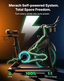 MERACH S36 Exercise Bike, Magnetic Resistance, 330lbs Capacity