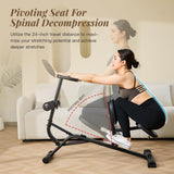 Ocdin Full Body Traction & Stretch Decompression Bench, Back & Body Stretching Machine for Home and Commercial Gym (Black)