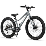 Glerc Mars Kids Mountaain Bike, 24 Inch Fat Tire Bicycle for Boys Ages 9-15