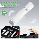 KITHELP Vacuum Sealer for Food, 3-in-1 Food Saver Vacuum Sealer Machine + 16 Reusable Vacuum Bags, Compact Handheld Vacuum sealer with 10 Mason Jar Lids and Wine Stopper for Mason Jar, Wine Bottle