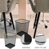 ULTECHNOVO 2pcs Metal Mesh Wastebasket Trash Can Paper and Light Waste