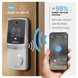 Lockly Secure Pro Wi-Fi Deadbolt Smart Lock Latest Version with Fingerprint