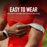 COROS Heart Rate Monitor, Comfort, Easy to wear, Auto-wear Detection, Advanced Sensor, Precise Data, Bluetooth, 38 Hours Battery Life, Connects up to 3 Devices at Once, for Run and Bike-Orange