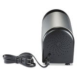 Bostitch Office QuietSharp Electric Pencil Sharpener, Heavy Duty Classroom or Office Use, Size Selector with 6 Different Sizes, Silver/Black