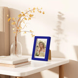 decorUhome 4x6 Picture Frame Set of 10, Display Photos 3.5x5 with Mat or 4x6 Unmatted for Picture Frames Collage Wall Decor, Royal Blue