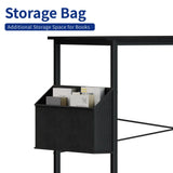 Pamray 47 Inch Computer Desk for Small Spaces with Storage Bag, Home Office Work Desk