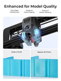 Creality Ender-3 V3 KE 3D Printer, 50Sprite Direct Extruder Supports 300℃ Printing0 mm/s High-Speed Printing with Auto-Leveling, Sprite Direct Extruder Supports 300℃ Printing, Ultra-Smooth and Stable, 220×220×250 mm Print Volume