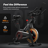 Merach Magnetic Exercise Bike for Home Gym, Low Noise